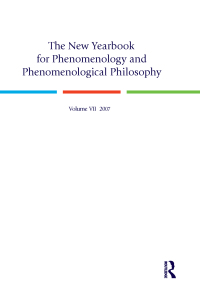 Titelbild: The New Yearbook for Phenomenology and Phenomenological Philosophy 1st edition 9780970167972