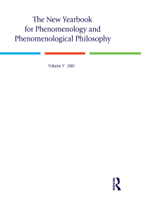 Imagen de portada: The New Yearbook for Phenomenology and Phenomenological Philosophy 1st edition 9780970167958