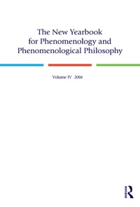 Titelbild: The New Yearbook for Phenomenology and Phenomenological Philosophy 1st edition 9780970167941