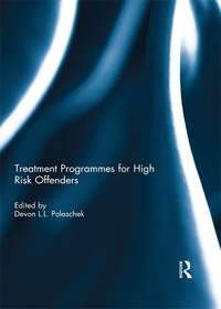 Imagen de portada: Treatment programmes for high risk offenders 1st edition 9781138928039
