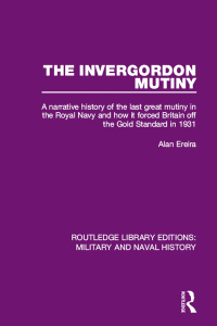 Cover image: The Invergordon Mutiny 1st edition 9781138928046