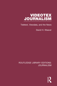 Imagen de portada: Videotex Journalism 1st edition 9781138921337