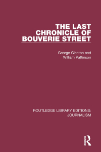 Omslagafbeelding: The Last Chronicle of Bouverie Street 1st edition 9781138928299