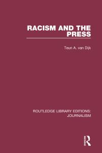 Imagen de portada: Racism and the Press 1st edition 9781138919280