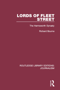 صورة الغلاف: Lords of Fleet Street 1st edition 9781138919990