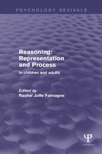 Cover image: Reasoning: Representation and Process 1st edition 9781138927322