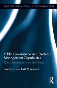Cover image: Public Governance and Strategic Management Capabilities 1st edition 9781138339996