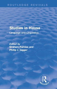 Imagen de portada: Studies in Hausa 1st edition 9781138926097