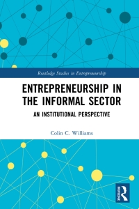 Cover image: Entrepreneurship in the Informal Sector 1st edition 9780367873721