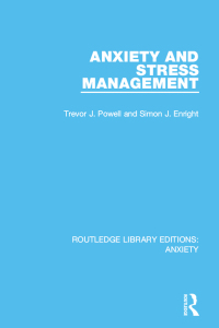 Imagen de portada: Anxiety and Stress Management 1st edition 9781138925236
