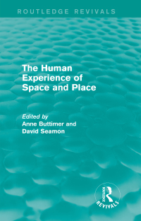 Cover image: The Human Experience of Space and Place 1st edition 9781138924628