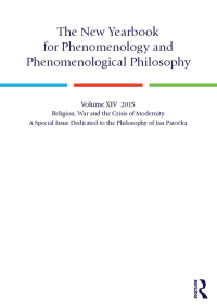Omslagafbeelding: The New Yearbook for Phenomenology and Phenomenological Philosophy 1st edition 9781138923966