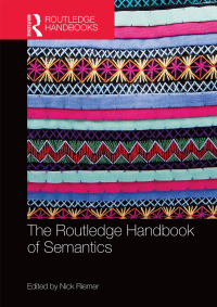 Imagen de portada: The Routledge Handbook of Semantics 1st edition 9780367867591