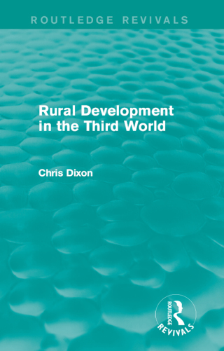 Cover image: Rural Development in the Third World (Routledge Revivals) 1st edition 9781138920286