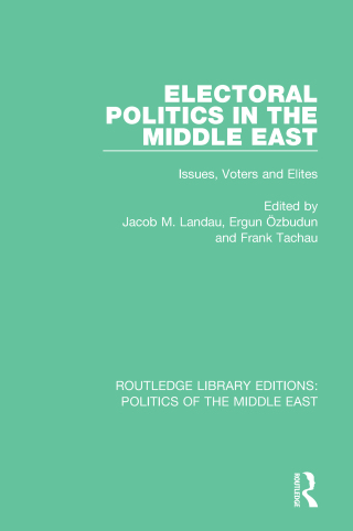 Imagen de portada: Electoral Politics in the Middle East 1st edition 9781138922075