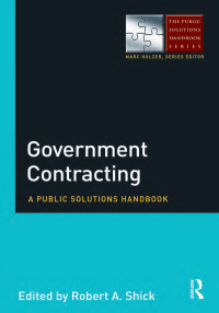صورة الغلاف: Government Contracting 1st edition 9781138921450