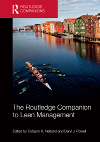 Imagen de portada: The Routledge Companion to Lean Management 1st edition 9780367832889