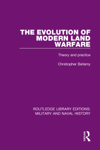 Imagen de portada: The Evolution of Modern Land Warfare 1st edition 9781138919235