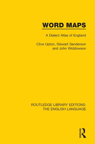 Imagen de portada: Word Maps 1st edition 9781138918221
