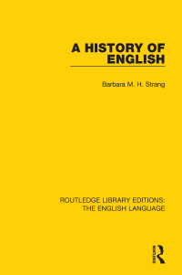 Omslagafbeelding: A History of English 1st edition 9781138918146
