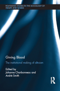 Cover image: Giving Blood 1st edition 9780367341459