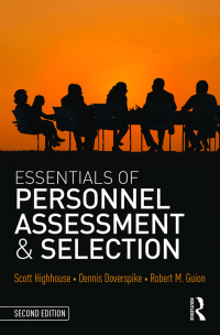 Cover image: Essentials of Personnel Assessment and Selection 2nd edition 9781138914575