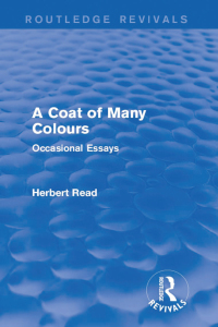 صورة الغلاف: A Coat of Many Colours (Routledge Revivals) 1st edition 9781138913691