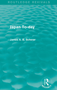 Imagen de portada: Japan To-day (Routledge Revivals) 1st edition 9781138912816