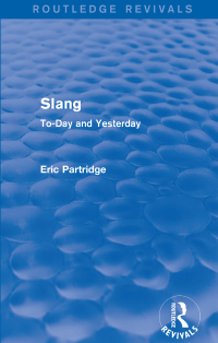 Cover image: Slang 1st edition 9781138912113