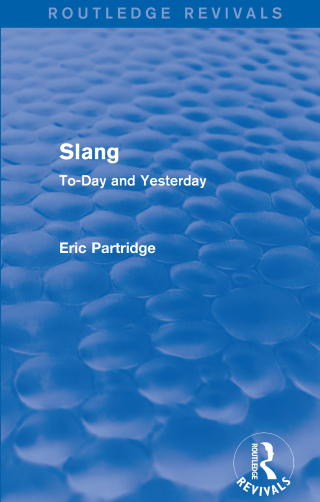 Imagen de portada: Slang 1st edition 9781138912113