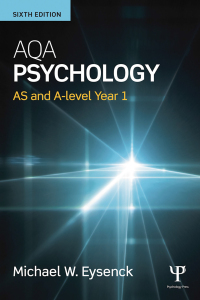 Cover image: AQA Psychology 6th edition 9781138401624