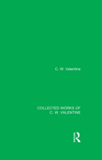 Titelbild: Collected Works of C.W. Valentine 1st edition 9781138899315