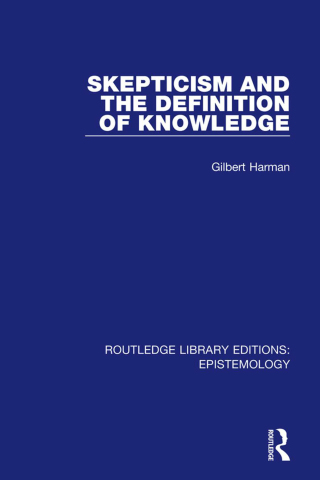Imagen de portada: Skepticism and the Definition of Knowledge 1st edition 9781138910188