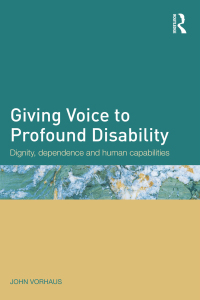 表紙画像: Giving Voice to Profound Disability 1st edition 9780415731621