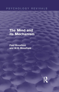 صورة الغلاف: The Mind and its Mechanism 1st edition 9781138905825