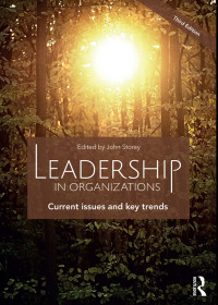 Cover image: Leadership in Organizations 3rd edition 9781138905696