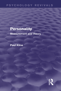 Cover image: Personality (Psychology Revivals) 1st edition 9781138905085