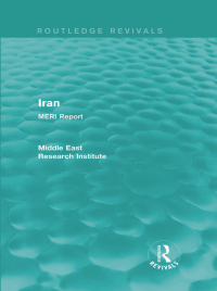 Cover image: Iran (Routledge Revival) 1st edition 9781138902220