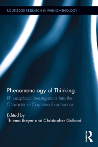 Titelbild: Phenomenology of Thinking 1st edition 9781138387171