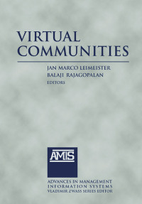 صورة الغلاف: Virtual Communities: 2014 1st edition 9780765626530