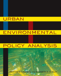Cover image: Urban Environmental Policy Analysis 1st edition 9780765624291