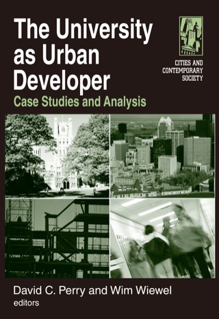 表紙画像: The University as Urban Developer: Case Studies and Analysis 1st edition 9780765615411