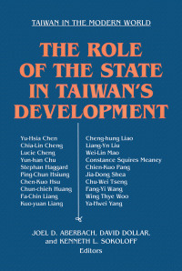Omslagafbeelding: The Role of the State in Taiwan's Development 1st edition 9781563243257
