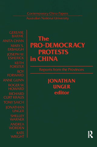 Immagine di copertina: The Pro-democracy Protests in China 1st edition 9780873328371
