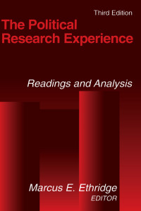 Cover image: The Political Research Experience 3rd edition 9780765607577