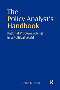 Imagen de portada: The Policy Analyst's Handbook 1st edition 9780765612922