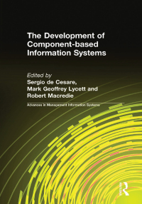表紙画像: The Development of Component-based Information Systems 1st edition 9780765612489