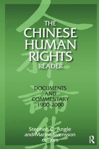 صورة الغلاف: The Chinese Human Rights Reader 1st edition 9780765606921