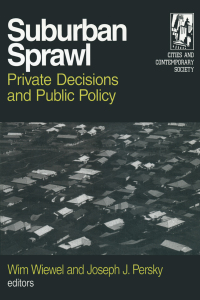 Cover image: Suburban Sprawl 1st edition 9780765609687