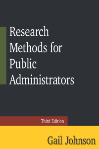 Cover image: Research Methods for Public Administrators 3rd edition 9781138887022
